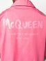 Alexander McQueen Overhemd met logoprint Roze - Thumbnail 5
