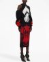 Alexander McQueen Rok met bloemenjacquard Zwart - Thumbnail 3