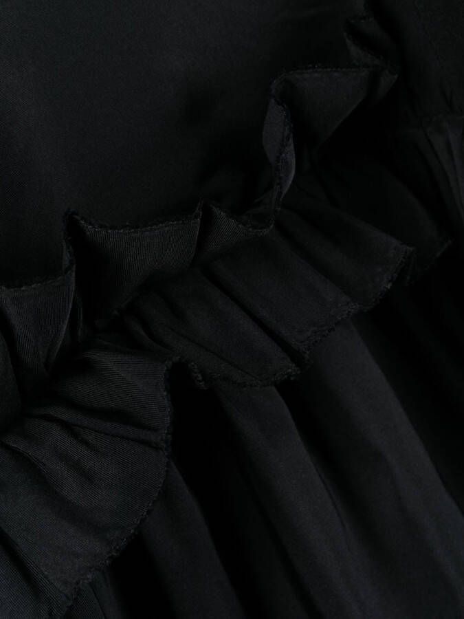 Alexander McQueen Mini-jurk met ruches Zwart