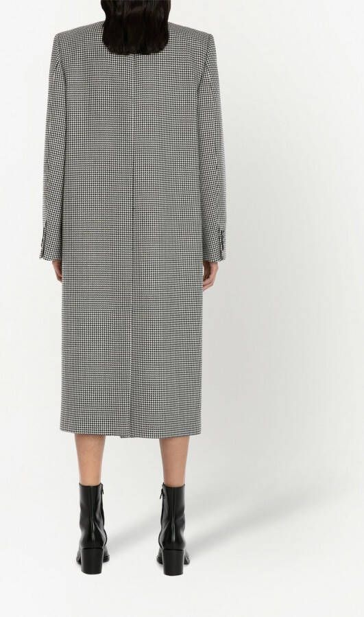 Alexander McQueen Sailorjas met pied-de-poule print Zwart