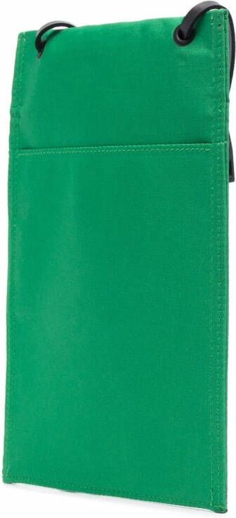 Alexander McQueen Schoudertas met logopatch Groen