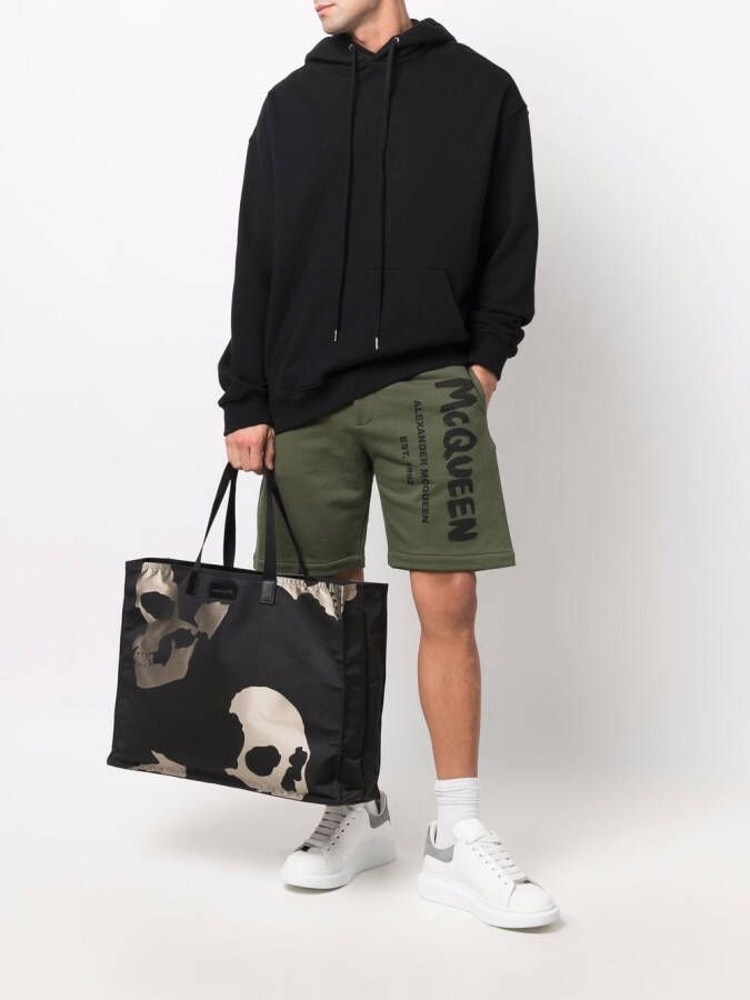 Alexander McQueen Shopper met doodskopprint Zwart