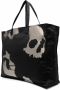 Alexander McQueen Shopper met doodskopprint Zwart - Thumbnail 3