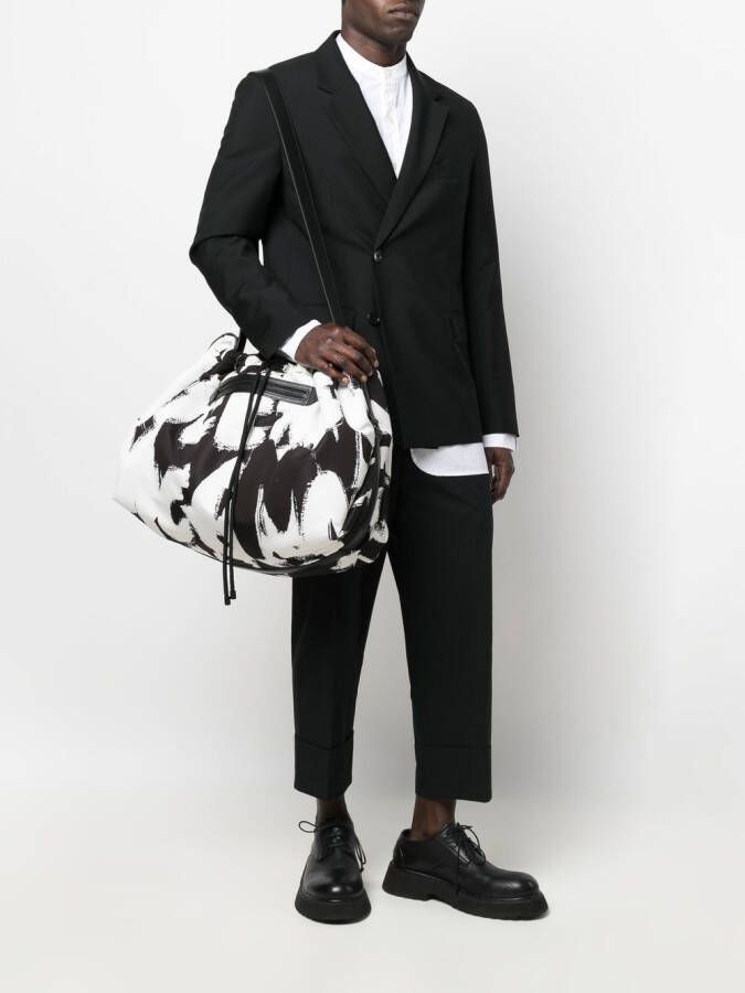 Alexander McQueen Shopper met logoprint Wit