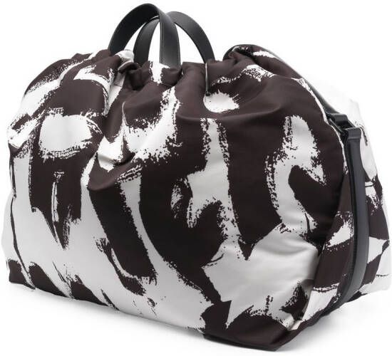 Alexander McQueen Shopper met logoprint Wit