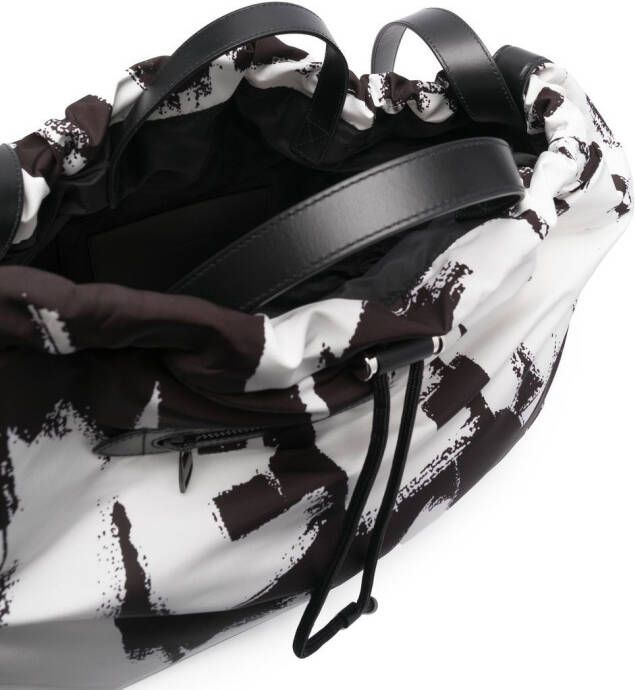 Alexander McQueen Shopper met logoprint Wit