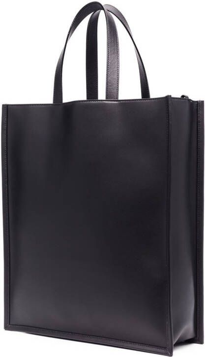Alexander McQueen Shopper met logoprint Zwart