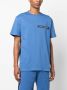 Alexander McQueen T-shirt met logopatch Blauw - Thumbnail 3