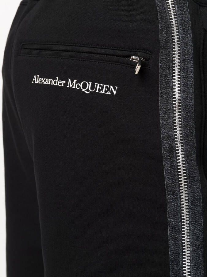 Alexander McQueen Shorts met rits Zwart