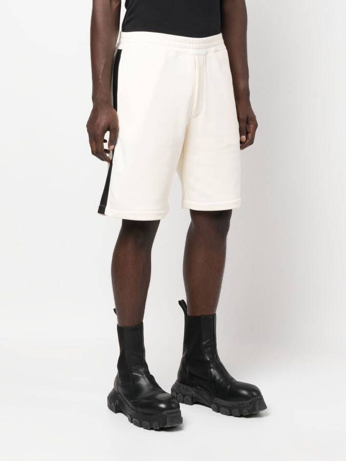 Alexander McQueen Shorts met zijstreep Beige