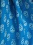 Alexander McQueen Sjaal met doodskopprint Blauw - Thumbnail 2