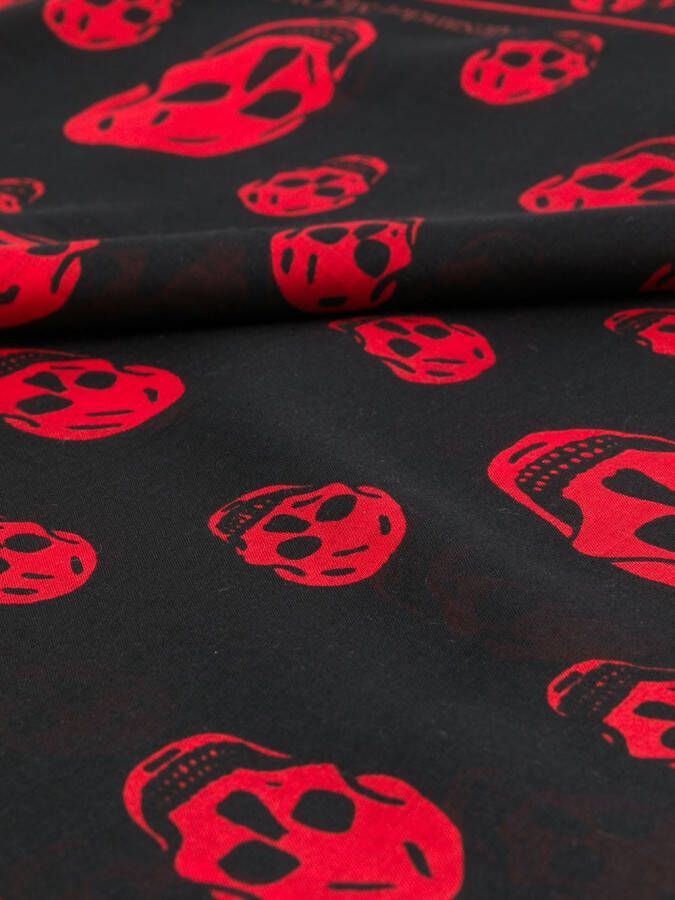 Alexander McQueen Classic Skull sjaal Zwart