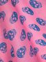 Alexander McQueen Sjaal met doodskopprint Roze - Thumbnail 2