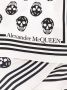 Alexander McQueen Sjaal met doodskopprint Wit - Thumbnail 4