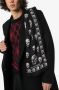 Alexander McQueen Sjaal met doodskopprint Zwart - Thumbnail 2