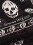 Alexander McQueen Sjaal met doodskopprint Zwart - Thumbnail 3
