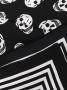 Alexander McQueen Sjaal met doodskopprint Zwart - Thumbnail 3