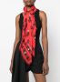 Alexander McQueen Sjaal met print Rood - Thumbnail 2