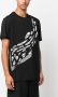 Alexander McQueen T-shirt met print Zwart - Thumbnail 3