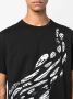 Alexander McQueen T-shirt met print Zwart - Thumbnail 5