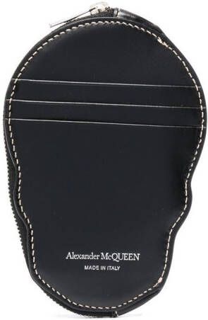 Alexander McQueen Portemonnee met rits Zwart