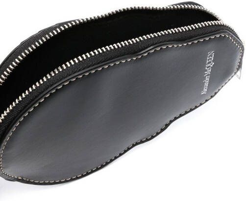 Alexander McQueen Portemonnee met rits Zwart