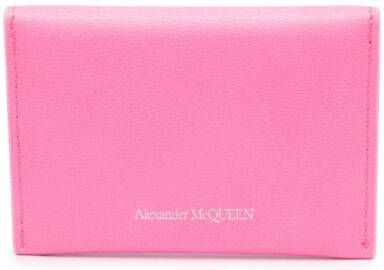 Alexander McQueen Portemonnee met doodskop Roze