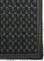 Alexander McQueen Sjaal met doodskopprint Zwart - Thumbnail 2