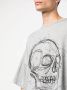 Alexander McQueen T-shirt met doodskopprint Grijs - Thumbnail 5