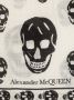 Alexander McQueen Sjaal met doodskopprint Beige - Thumbnail 3