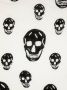 Alexander McQueen Sjaal met doodskopprint Wit - Thumbnail 2