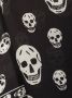 Alexander McQueen Sjaal met doodskopprint Zwart - Thumbnail 2