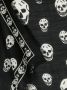 Alexander McQueen Sjaal met doodskopprint Zwart - Thumbnail 2