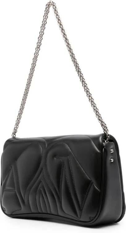 Alexander McQueen The Seal kleine schoudertas Zwart