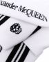 Alexander McQueen Sokken met geborduurd logo heren katoen polyamide Elastane L Wit - Thumbnail 2