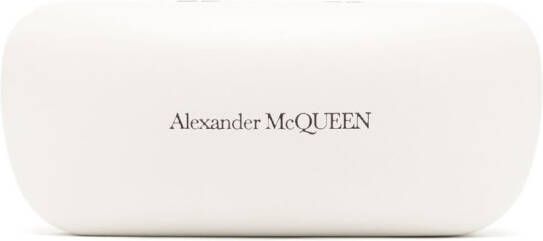 Alexander McQueen Zonnebril met cat-eye montuur Goud