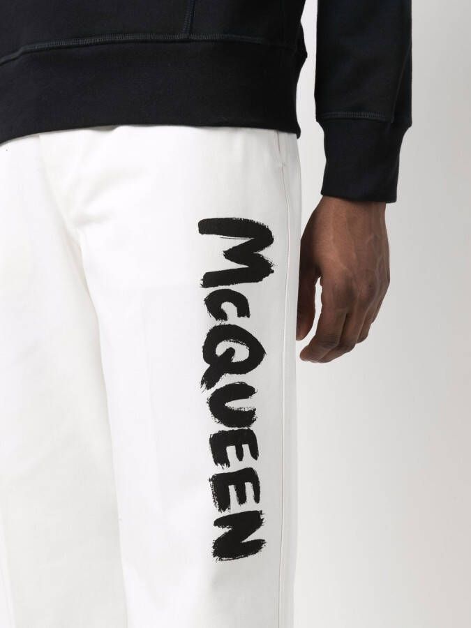 Alexander McQueen Straight broek Wit