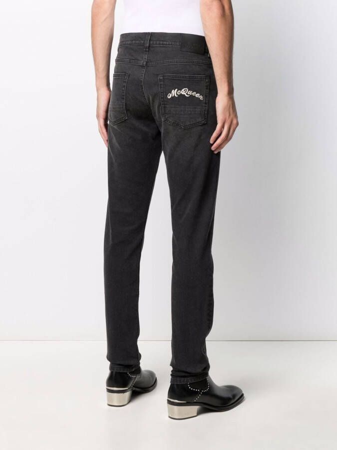 Alexander McQueen Straight jeans Grijs