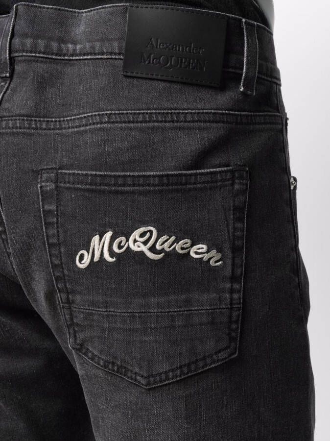 Alexander McQueen Straight jeans Grijs