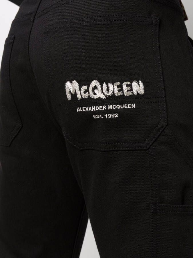 Alexander McQueen Straight jeans Zwart