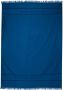 Alexander McQueen Strandlaken met jacquard logo Blauw - Thumbnail 3