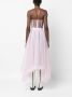 Alexander McQueen Strapless jurk Roze - Thumbnail 4