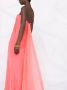 Alexander McQueen Strapless jurk Roze - Thumbnail 3