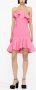 Alexander McQueen Strapless mini-jurk Roze - Thumbnail 2