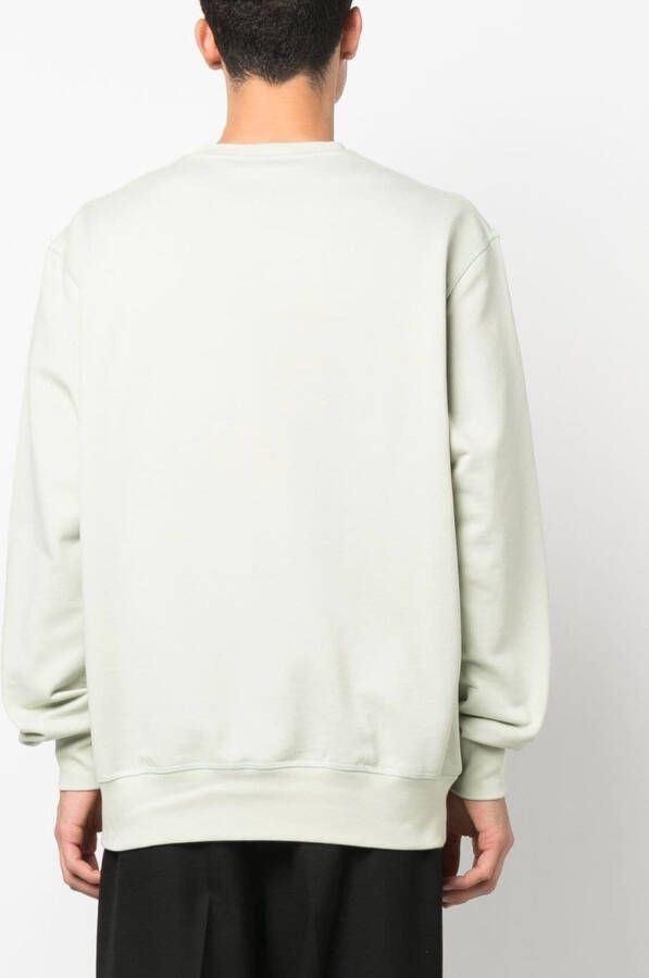 Alexander McQueen Sweater met geborduurd logo Groen