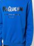 Alexander McQueen Sweater met graffiti-print Blauw - Thumbnail 5