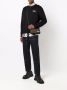 Alexander McQueen Sweater met logopatch Zwart - Thumbnail 2