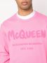 Alexander McQueen Sweater met logoprint Roze - Thumbnail 5