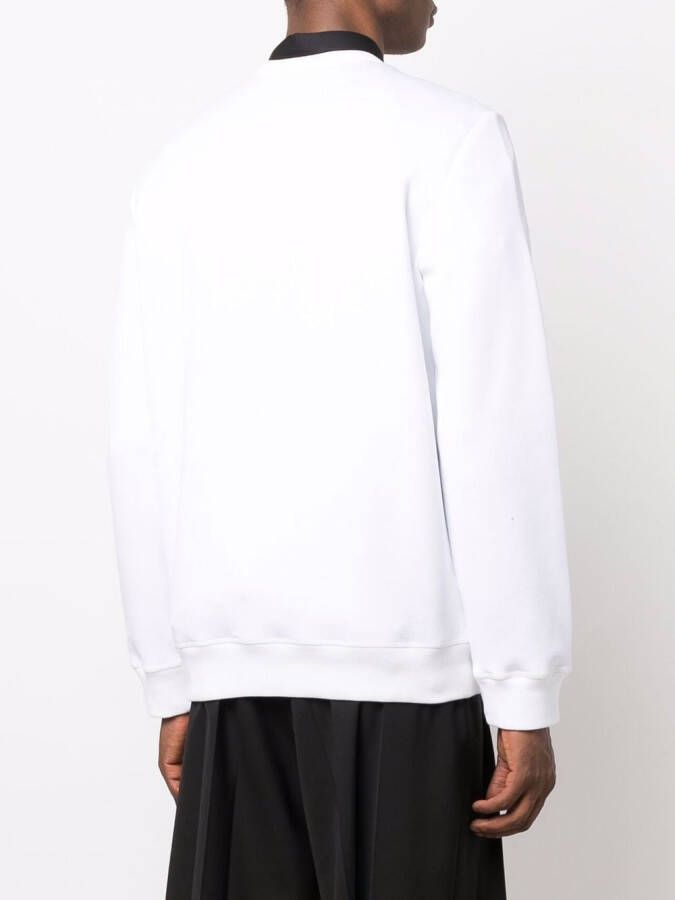 Alexander McQueen Sweater met print Wit