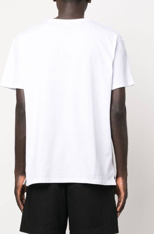 Alexander McQueen T-shirt met doodskopprint Wit